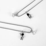Matching Astronaut Necklace