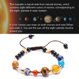 Universe Eight Planets Beads Bracelet