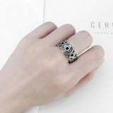 Five Emperor Coin Auspicious Ring