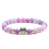 Black Lava Stone Owl Bracelet