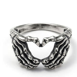 Hand with Heart Ring