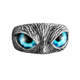 Blue Eyes Owl Ring