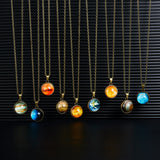 Eight Planet Luminous Necklace
