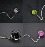Transparent Resin Necklace