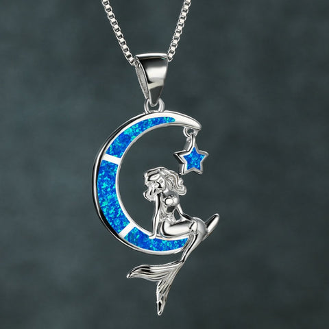 Mermaid Moon Necklace