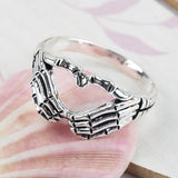 Hand with Heart Ring