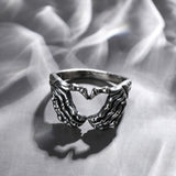 Hand with Heart Ring