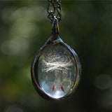 Resin Sphere Dried Dandelion Seed