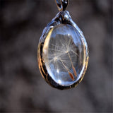 Resin Sphere Dried Dandelion Seed