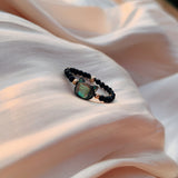Natural Stone Crystal Cat Ring