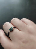 Natural Stone Crystal Cat Ring