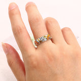Dragonfly Flower Ring