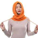 Cashmere Hooded Neck Collar Cap