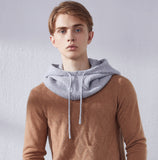 Cashmere Hooded Neck Collar Cap