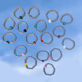 Natural Stone Color Beads Ring