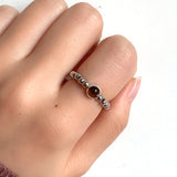Natural Stone Color Beads Ring