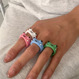 Acrylic Frog Ring