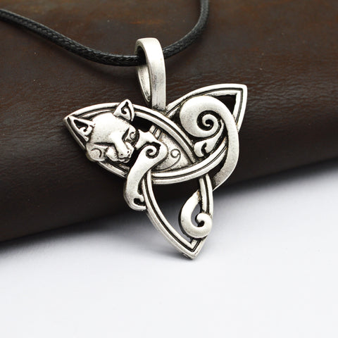 Sleeping Fox Amulet Necklace