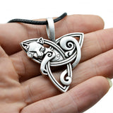 Sleeping Fox Amulet Necklace