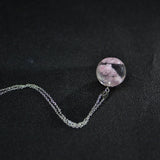 Transparent Resin Necklace