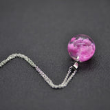 Transparent Resin Necklace