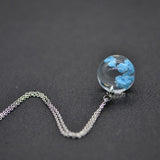 Transparent Resin Necklace