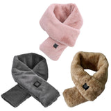 Self Heating Imitation Rabbit Fur Scarf