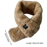 Self Heating Imitation Rabbit Fur Scarf