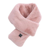 Self Heating Imitation Rabbit Fur Scarf