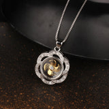Rotatable Windmill Pendant Necklace