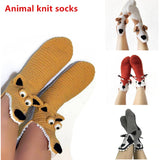 Funny Knit Animal Socks