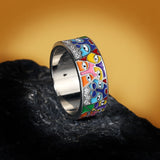 Colorful Cat Ring