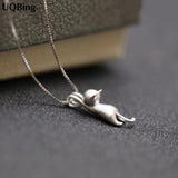 Hanging Cat Necklace