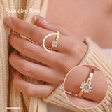 Daisy Rotatable Ring