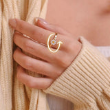 Daisy Rotatable Ring