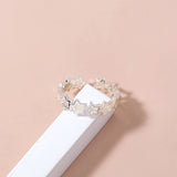 Adjustable Hollow Heart Star Luminous Ring