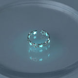 Adjustable Hollow Heart Star Luminous Ring