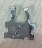Love Heart Puzzle Necklace