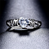 White Sapphire Heart Ring