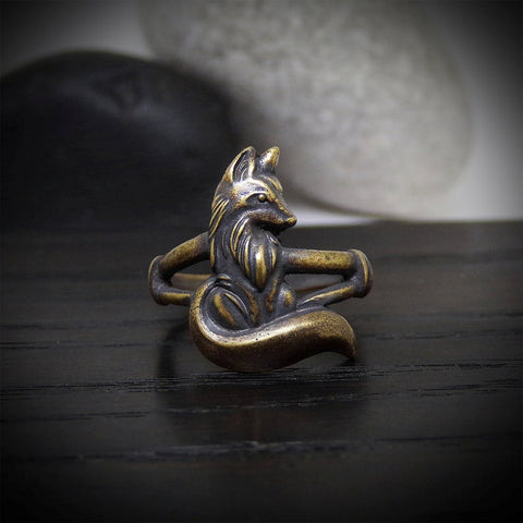 Fox Copper Ring