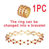 Folding Retractable Ring Bracelet