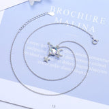 Moon & Stars Planet Necklace