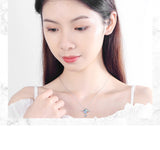 Moon & Stars Planet Necklace