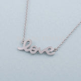 Plated Gold Love Necklace