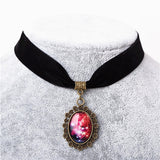 Galaxy Nebula Choker Elastic Necklace