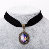 Galaxy Nebula Choker Elastic Necklace