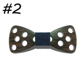 Dots Wooden Butterfly Bow Tie - Free Shipping