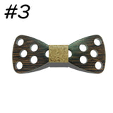 Dots Wooden Butterfly Bow Tie - Free Shipping