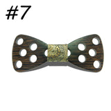 Dots Wooden Butterfly Bow Tie - Free Shipping