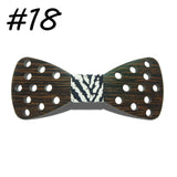 Dots Wooden Butterfly Bow Tie - Free Shipping